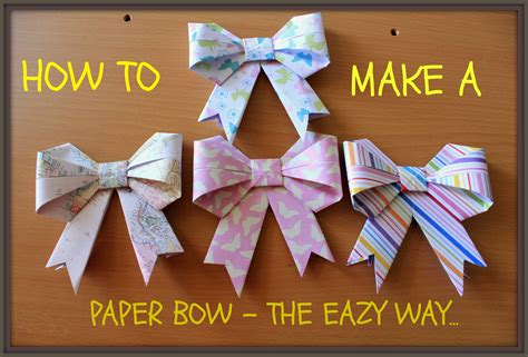 How to Make Bow from Wrapping Paper